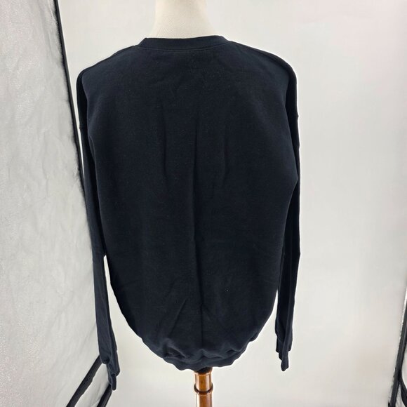 In My Thankful Era Black Graphic Sweatshirt L Gildan Cotton/Polyester Unisex - Picture 2 of 10